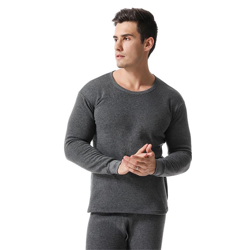 Weather Ultra Soft Fleece Lined Men's Long Johns Set Men's Thermal Underwear Set Top & Bottom Set Thermal Underwear for Men