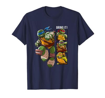 Teenage Mutant Ninja Turtles Leonardo Team Up Bring It! T-Shirt