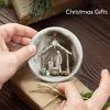 Nativity Scene Christmas Ornaments The Birth of Jesus Christmas Tree Ornaments Religious Holy Family Decor for Christian Gifts