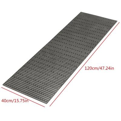 120x40cm Grill Plaster Miodu Sześciokątna Siatka Uniwersalny Wlot na Maskę Grille Wyścigowe Spoiler z Tworzywa ABS Wloty Zderzaka