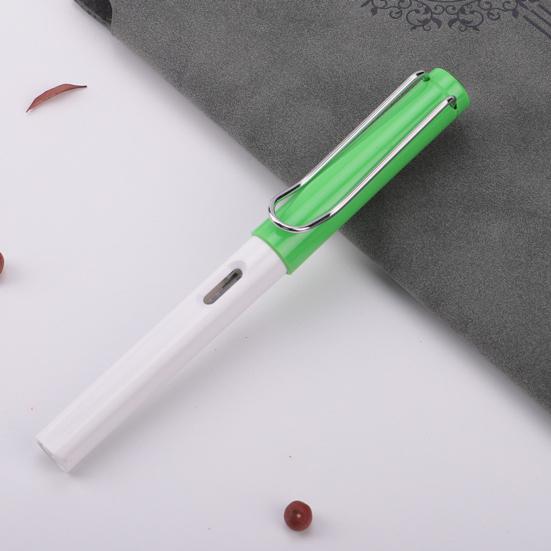 Penne stilografiche da 0,38 mm Penne da scrittura lisce con pennino EF in plastica cava creativa per la scuola