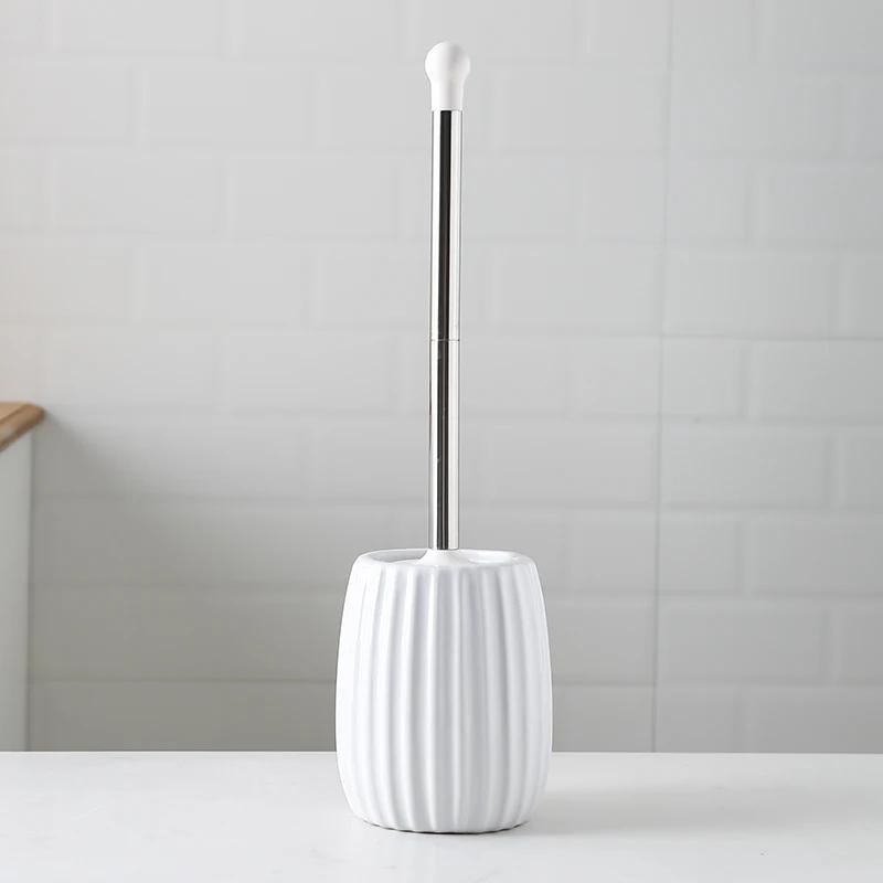 Ceramic Toilet Brush Household No Dead Corner Toilet Cleaning Toilet Long Handle Bathroom Accessories
