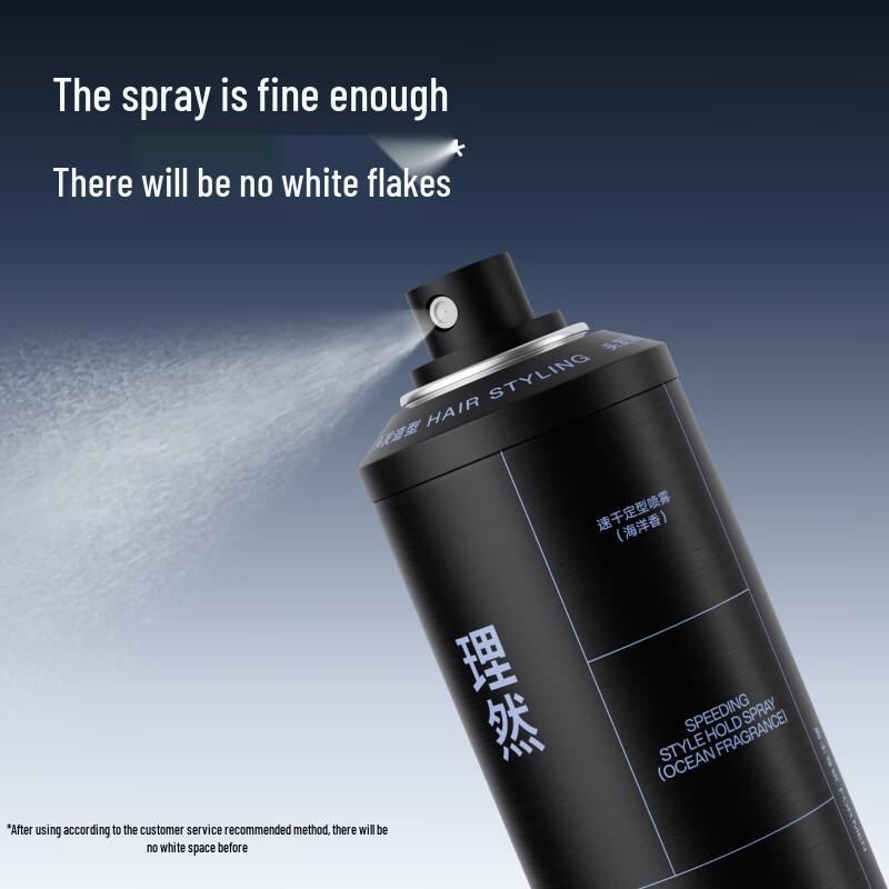 Li Ran Men's Strong Hold Quick Dry Hair Spray