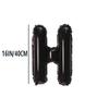 Black Latex Aluminum Foil Happy Birthday Balloons Set Baby Shower Globos For Boys Girls Birthday Party Decorations Supplies