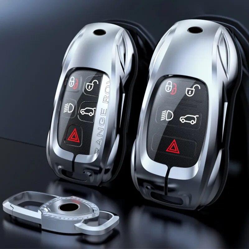 

Чехол для дистанционного ключа автомобиля из цинкового сплава для Land Rover Range Rover Sport Evoque Discovery 3 4 5 Jaguar XE XF XJ F PACE, аксессуары
