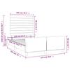 Bed Frame without Mattress Dark Blue 120 x 190 cm Velvet