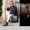 Classic Business Leather Man Bag With Soft Pu Leather And Adjustable Straps