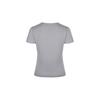Bermudagrass Shell BuTTon Henry Neck SilkeTTe T shirT Grey