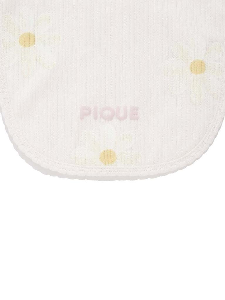 Gelato Pique Baby Daisy Print Bib PBGG251184 PNK F