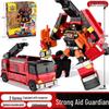 Kabo Car: God of Fire and Ice - Transforming Beast and Giant Car Robot Toy