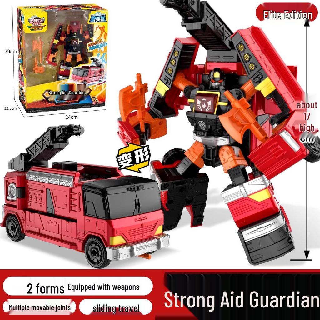 Kabo Car: God of Fire and Ice - Transforming Beast and Giant Car Robot Toy