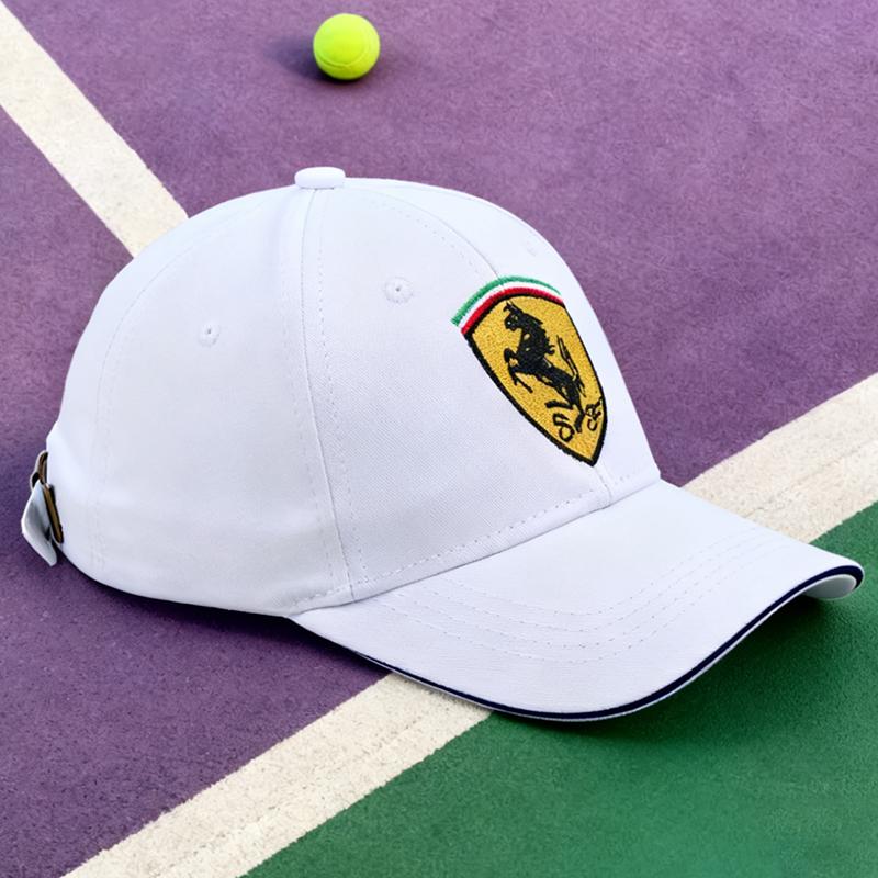 Unisex Car Logo Outdoor Adjustable Casual Outdoor Baseball Cap Hat For Ferrari Roma F80 296 GTB GTS SF90 Stradale Spider Spyde
