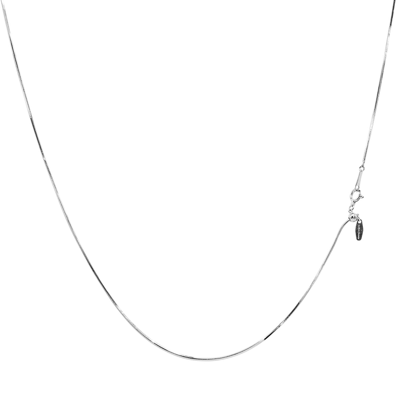 

Platinum Chain Necklace Pt850 Octostraw Width Maximum 45cm Length Adjustable [Lara Christie] 0.8mm Approx. 4.78g lc97-0068
