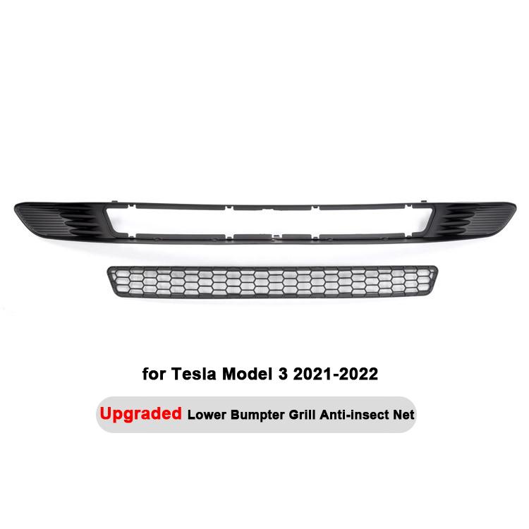 

Модернизированная решетка радиатора с защитой от насекомых для Tesla Model Y 3, нижняя решетка бампера, сотовая решетка, крышка воздухозаборника, аксессуары