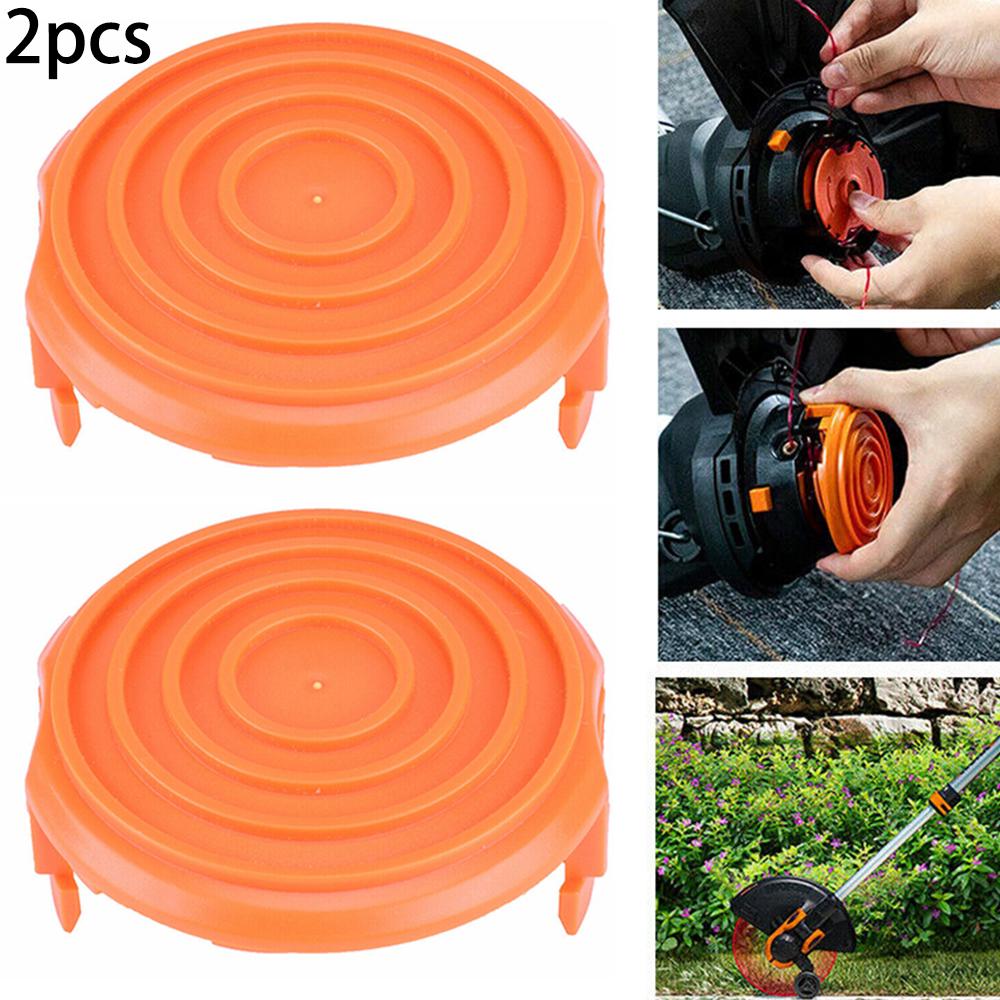 2PCS Trimmer Spool Cap For WORX WA0216 Models Replacement Trimmers Grass New