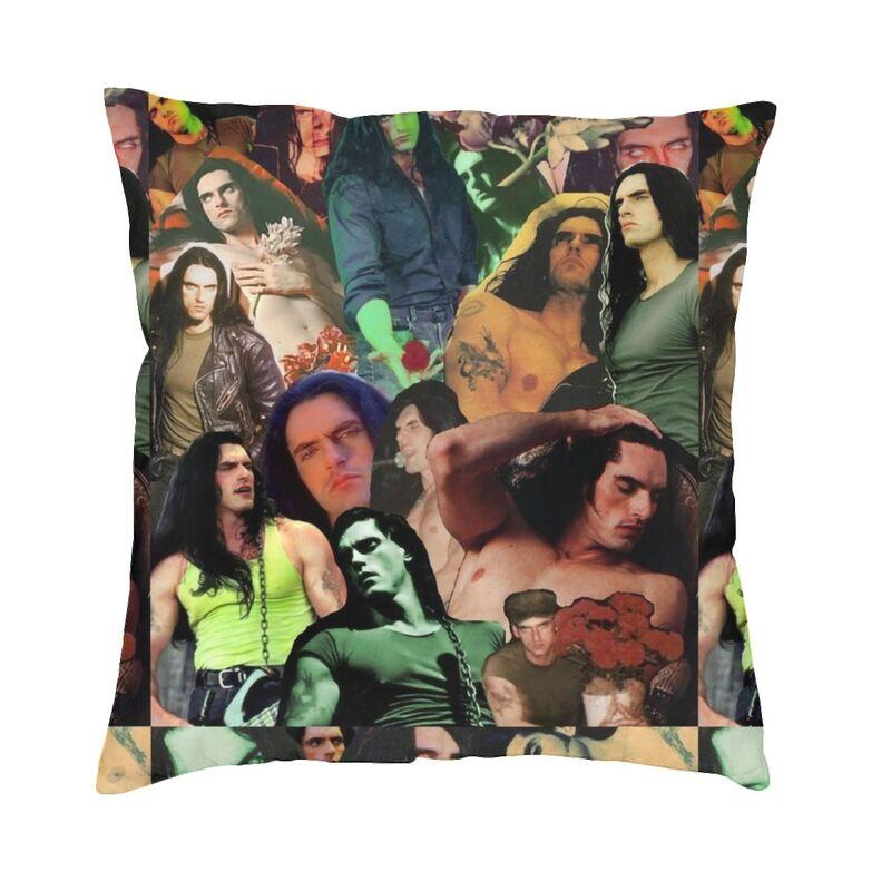 O Type Negative Square Pillow Case Home Decorative Heavy Metal Rock Band Logo Cushions Throw Pillow Sofa Doublesided Printing