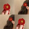 2 pièces Broche Fleur de Pavot Simulation Pince Latérale Accessoires Cheveux Photo Super Fée Fleur de Tête Broche Été Nouveau Style