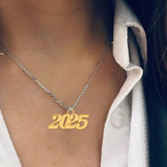 50 Buc Pandantiv DIY 2025 pentru Pălărie Brățară Colier Accesoriu Bijuterii Charm Cadou de Anul Nou Kit de Artizanat Pandantiv Număr Mini Bijuterii Realizare Sigilii Charms