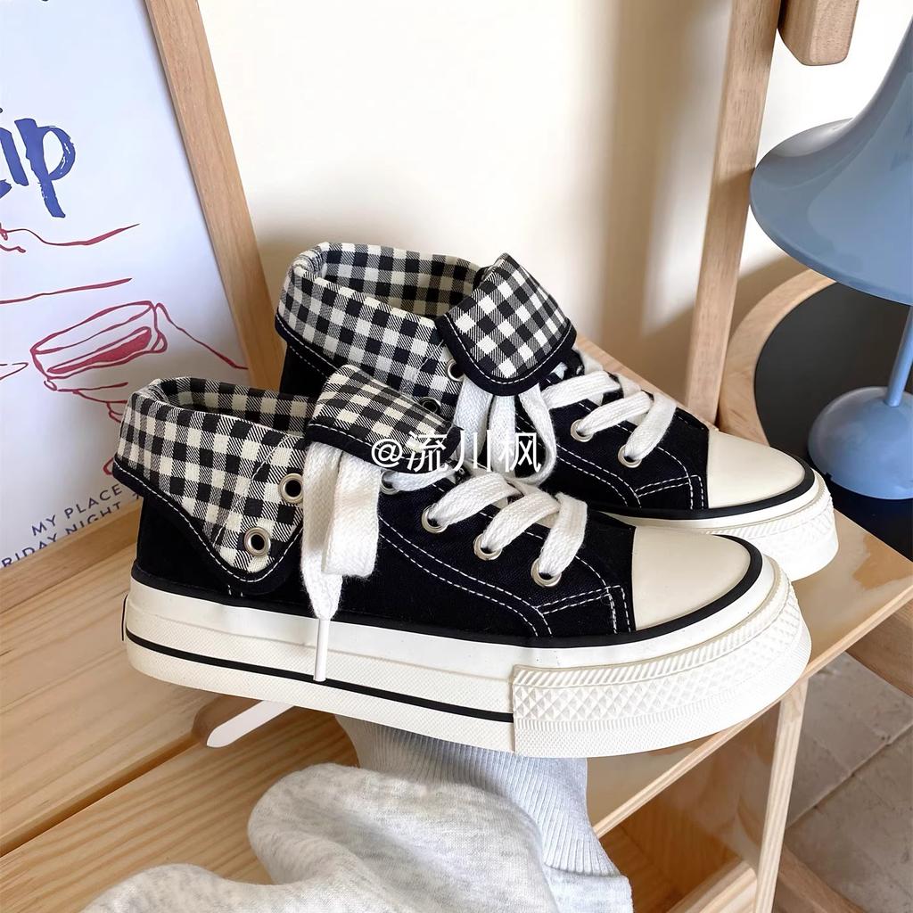 Fashion Small White Shoes Espadrilles For Women All-Match Casual Female Sneakers Autumn New Retro Fall Leisure Fabric Canvas Espadrille