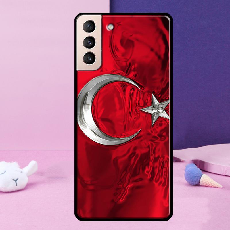 Turkei Turkey Ataturk Flag Phone Case For Samsung Galaxy S25 Ultra S24 S23 Ultra S9 S10 S20 S21 S22 Plus S24 FE Cover