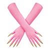 Halloween Long Nail Gloves for Women Witch Costume Party Accessories