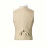 Men's Sleeveless Slim Fit Business Casual Suit Vest for Wedding Man
