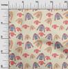 oneOone Cotton Flex Baby Pink Fabric Clothes Kids Sewing Craft Projects Fabric Prints By Yard 40 Inch