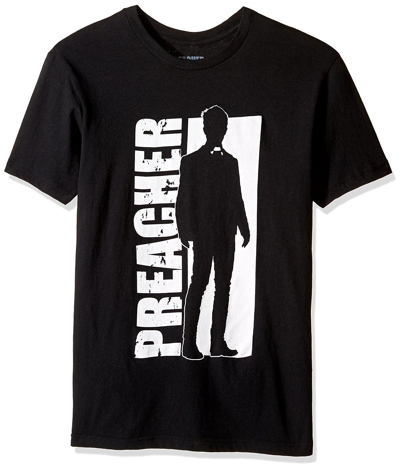 AMC PREACHER Silhouette Logo T-Shirt Black M NEW XL