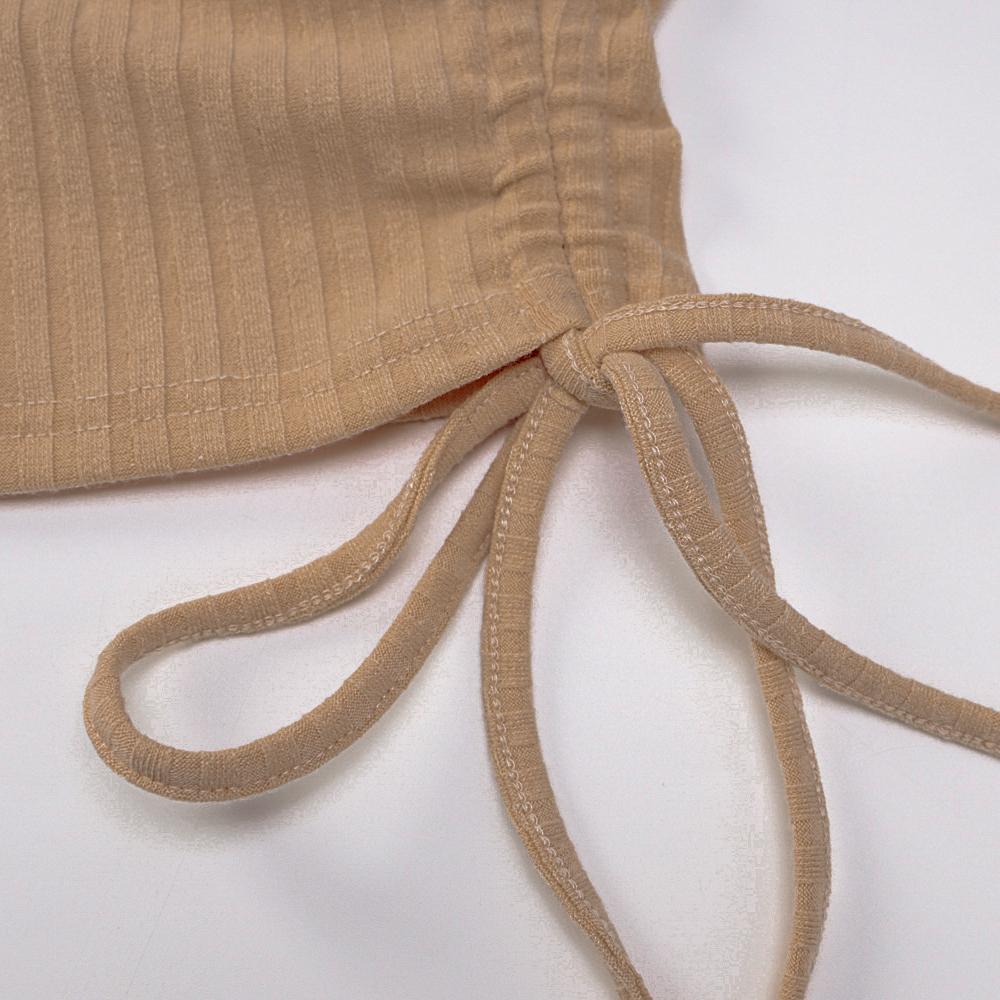 Langarm Rippen Geraffte Bandage Sexy Mini Kleid Herbst Winter Frauen High Neck Gestrickte Reine Party Elegante Outfits