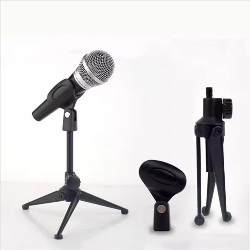 Non-Slip Feet For Live Streaming Recording Universal Adjustable Microphone Stand Portable For Live Streaming Recording Karaoke