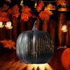 Blinkende lys Gresskar Stjernenatt Gresskarlykt Timer LED-belyst Glitrende Gresskar Høst Halloween-dekorasjoner til hjemmet