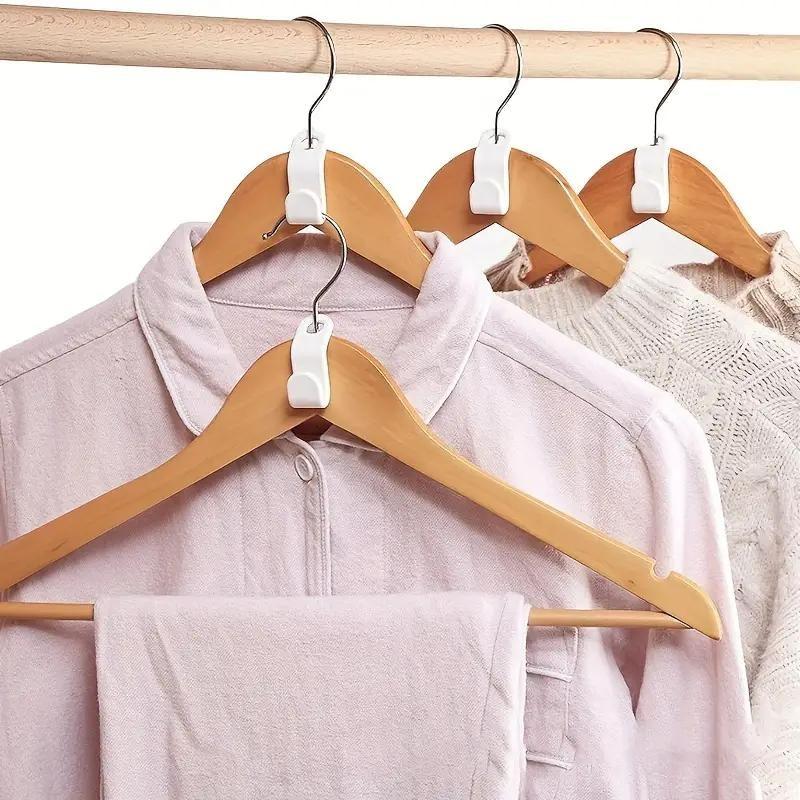 5/10Pcs Clothes Hanger Hooks Space Saving Closet Connector Hook Cascading Hanger Plastic Extender Clips Wardrobe Coat Organizer