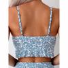 New Women's Bikini Set 2 Piece Swimsuit Women Sexy Ruffle Suspender Backless Beach Vacation Bathing Suit Swimwear