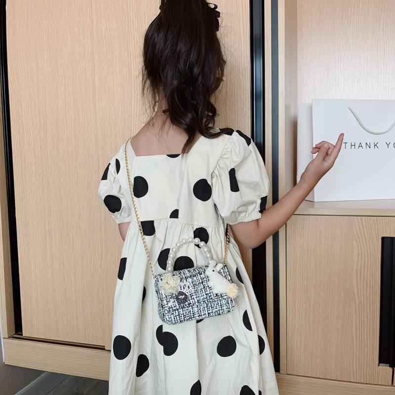 Adorable Korean Style Mini Pearl Children's Purse With Waterproof Features