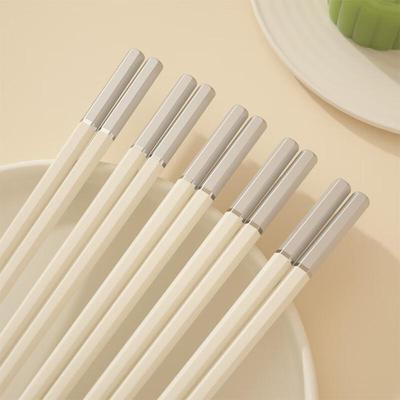 Ru Han Hexagonal Alloy Chopsticks