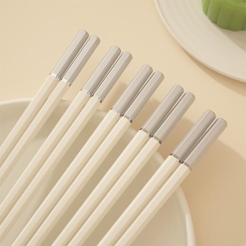Ru Han Hexagonal Alloy Chopsticks