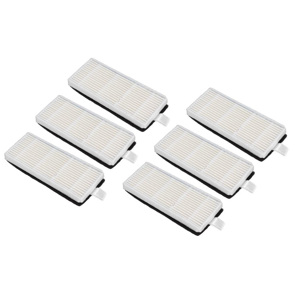 6PCS Pull Tab Vacuum Cleaner Filter Robot Vacuum Filter for Lydsto R1 R1A S1 R1Pro Bedroom Cleaning