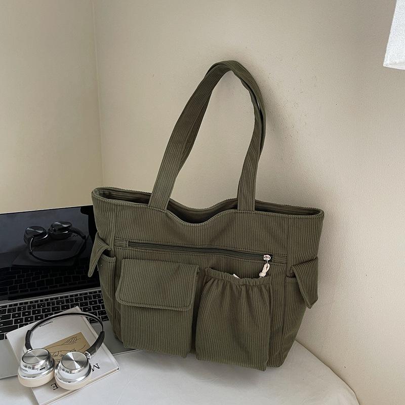 Retro Large-capacity Bag Fashionable Casual Texture Personalized Shoulder Bag Autumn and Winter New 2025 Women's Tote Bag