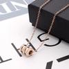 Non-Fading Sweet Fresh Necklace: Titanium Steel Tassel with Diamond-Embellished Multiple Butterflies