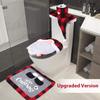 Cloth Festive Atmosphere Christmas Toilet Decoration Four Piece Set Which Is Soft And Comfortable. Type+2