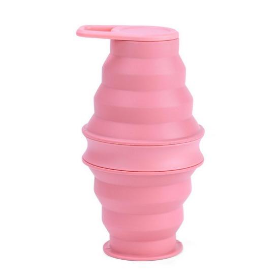 500ML Collapsible Water Bottle Food Grade BPA Free Leak Resistant Portable Travel Hiking Sports Water Kettle