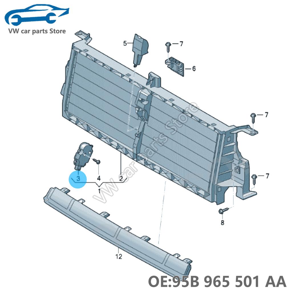 95B965501AA Stellmotor für TER Jetta Leon Golf ATLC ETRSP Passat B8 A3 A4 A5 Q3 Q5 Q7 Q8 Macan Taycan 95B965501B H L S