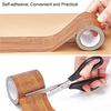 4.57M/Roll Realistic Wood Grain Repair Adhensive Duct Tape Furniture Renovation Skirting Line Floor Sticker Home Decor Accessori