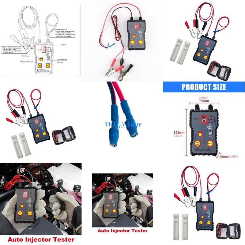 37JE 4 Modes Universal Handheld Automotive Oil Cleaning Injector Testing Tool