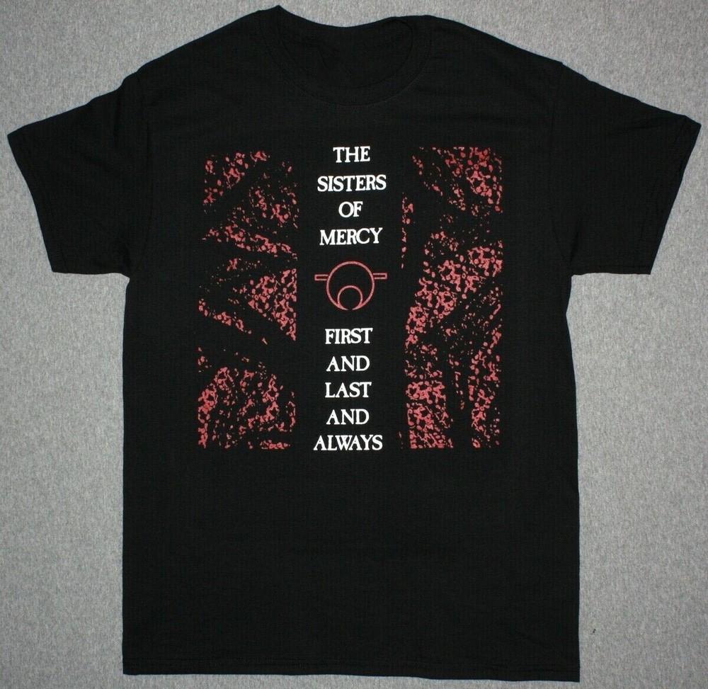 

THE SISTERS OF MERCY FIRST AND LAST AND ALWAYS Black Men S-5XL T-shirt Unisex T-Shirt XXL