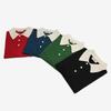 Solti Combination Polo Knit (Red)
