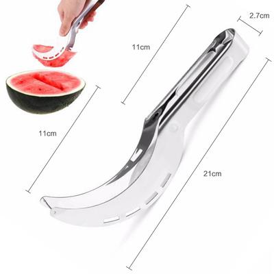 Stainless Steel Watermelon Slicer Kitchen Gadgets Fruit Cutter Cookware Accessories Kitchen Tools
