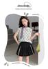 Girls' Floral Cool-Touch Sleeveless Top & Bloom Shorts - New 2026 Korean Style Summer Set