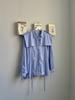 MOIFAIRE Trench Ribbon Shirt / Skyblue