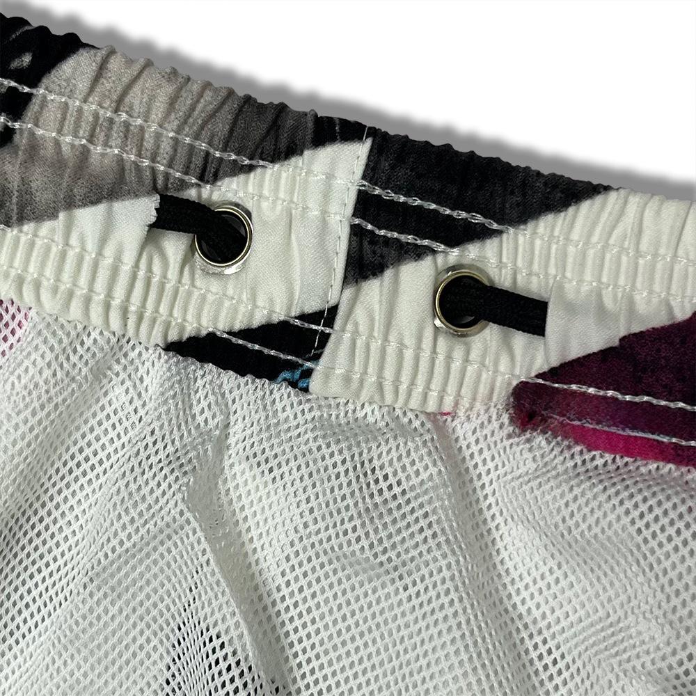 Schnelltrocknende Strandhose für Herren mit Kokosnussbaum-Print – Lockere Passform, große Größe, Stil 2023